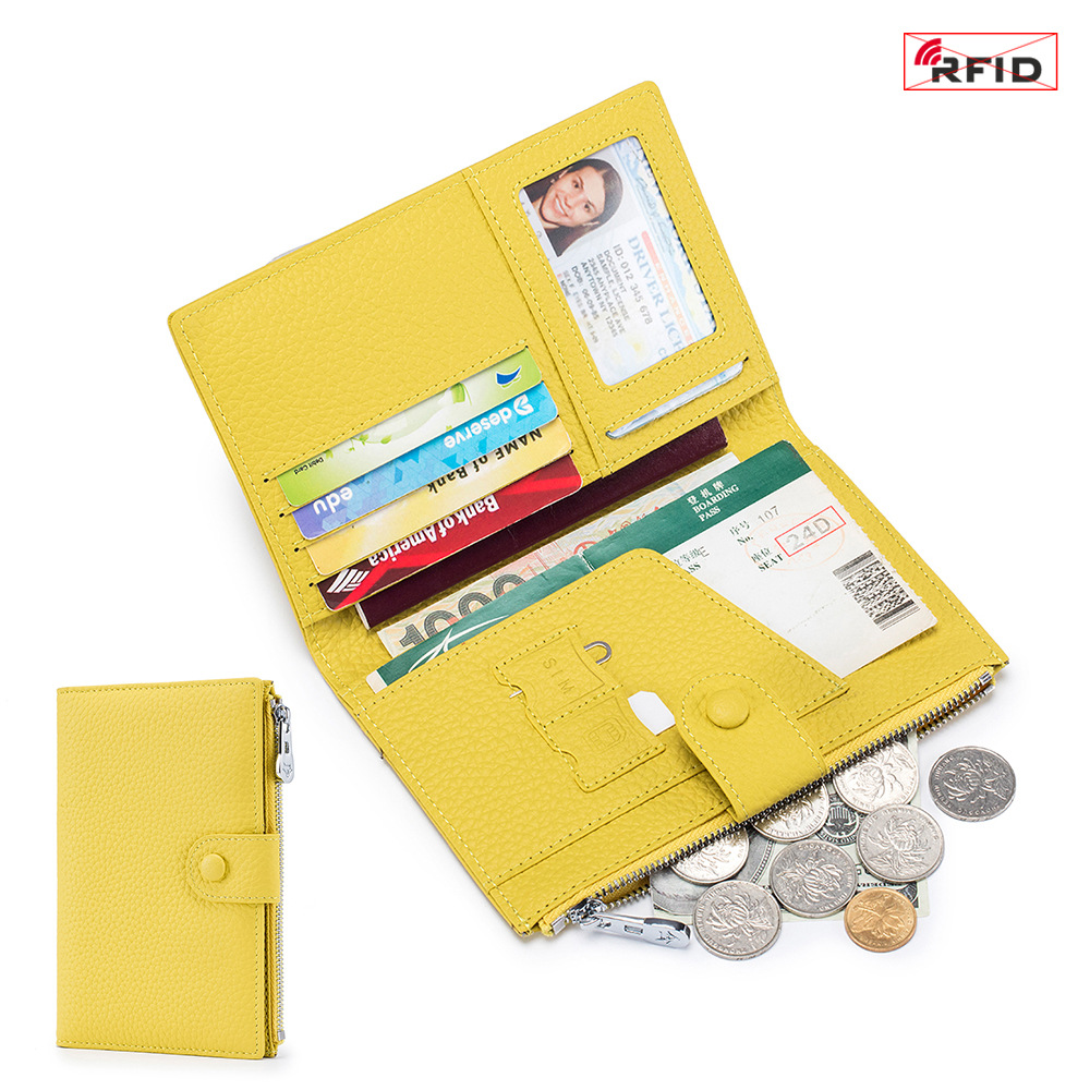 Men'S Accessories Essentials - New Full Grain Leather Passport Holder