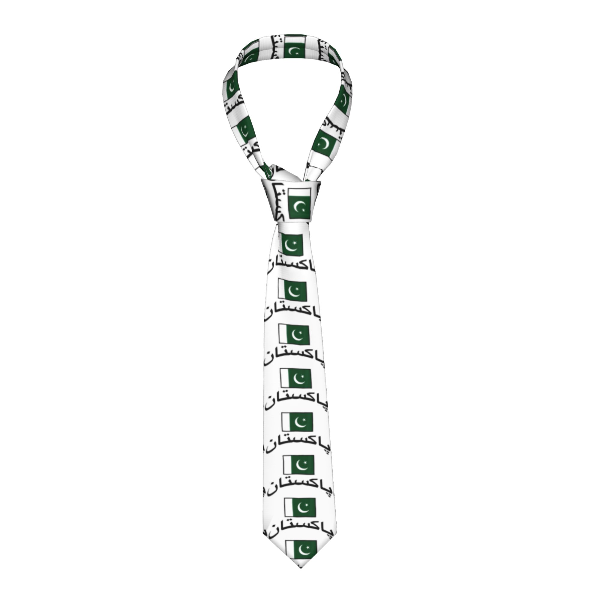Men Accessories In Pakistan - Pakistan Flag Pakistani Tie Leisure Neck