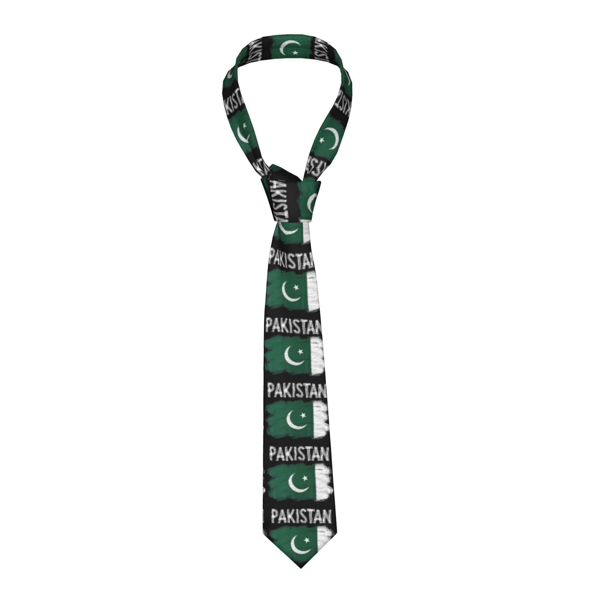 Men Accessories In Pakistan - Pakistan Roots Pakistani Flag Tie Classic