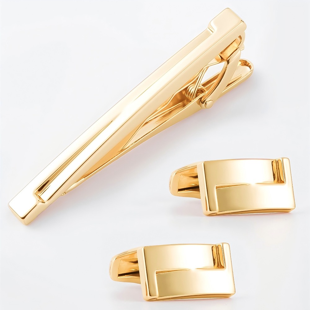 Men'S Accessories Essentials - A Pair Men's Shiny Plain Surface