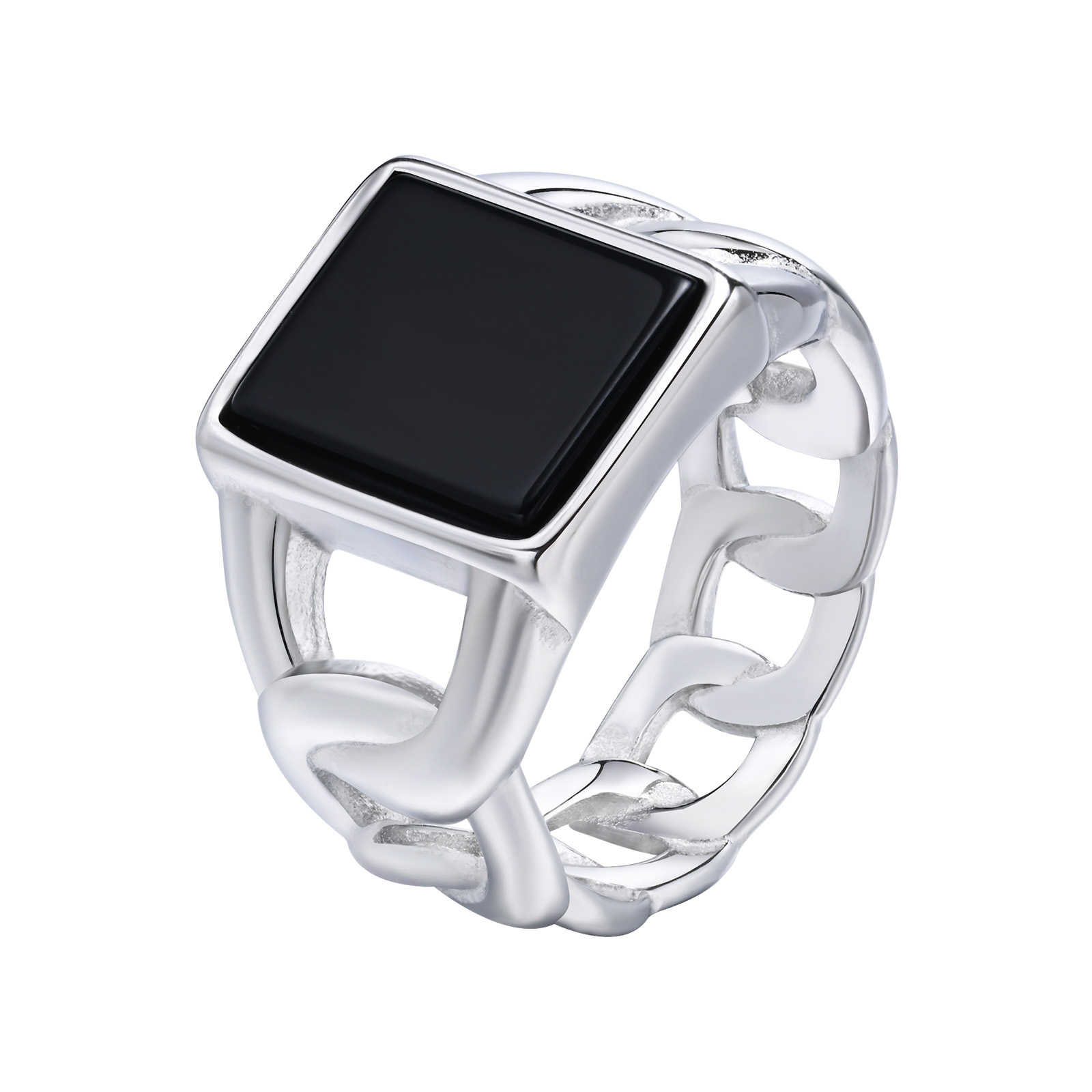 Signet Ring Men - Punk Vintage Stainless Steel Signet Ring