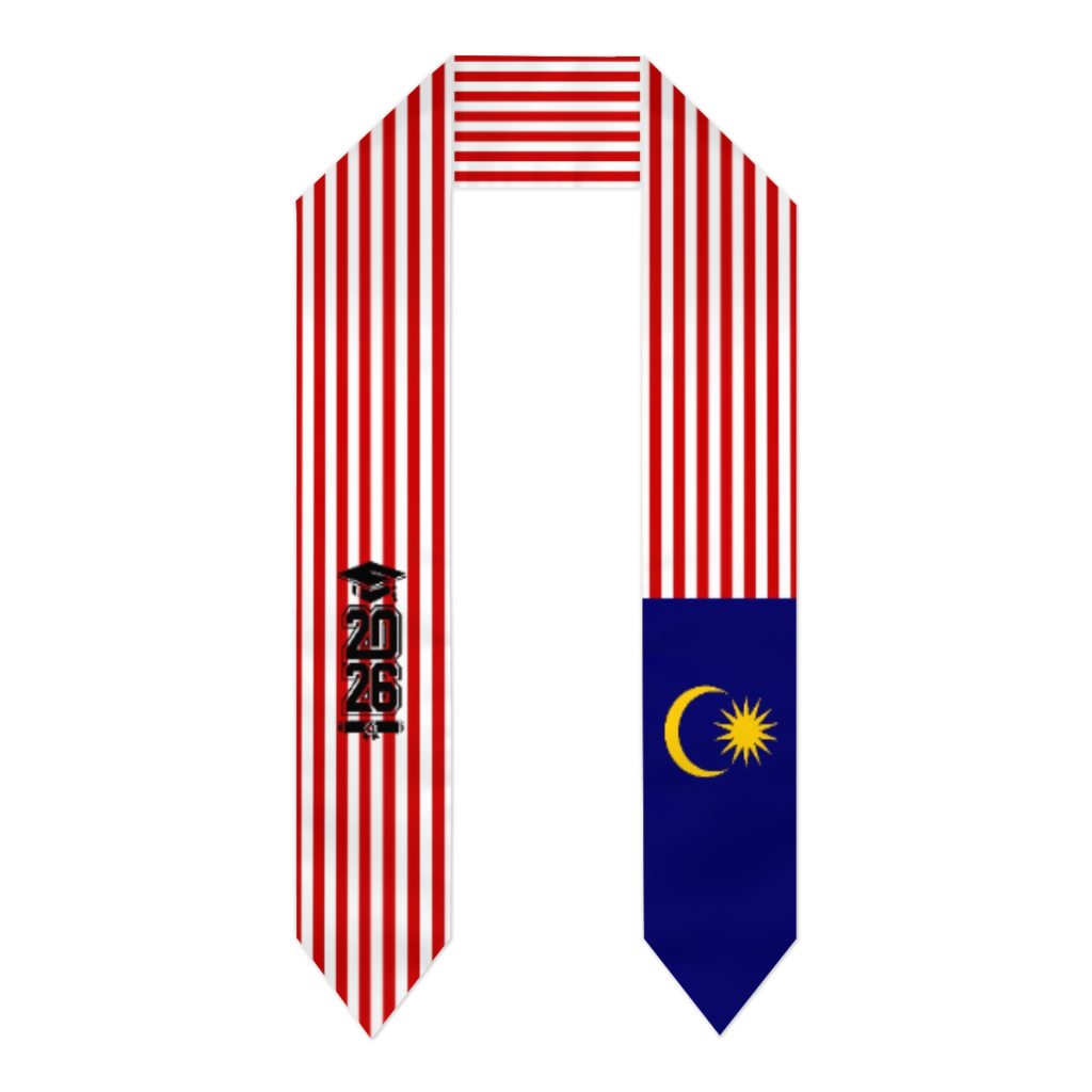 Men'S Accessories Malaysia - Class of 2026 Malaysia Flag Scarf