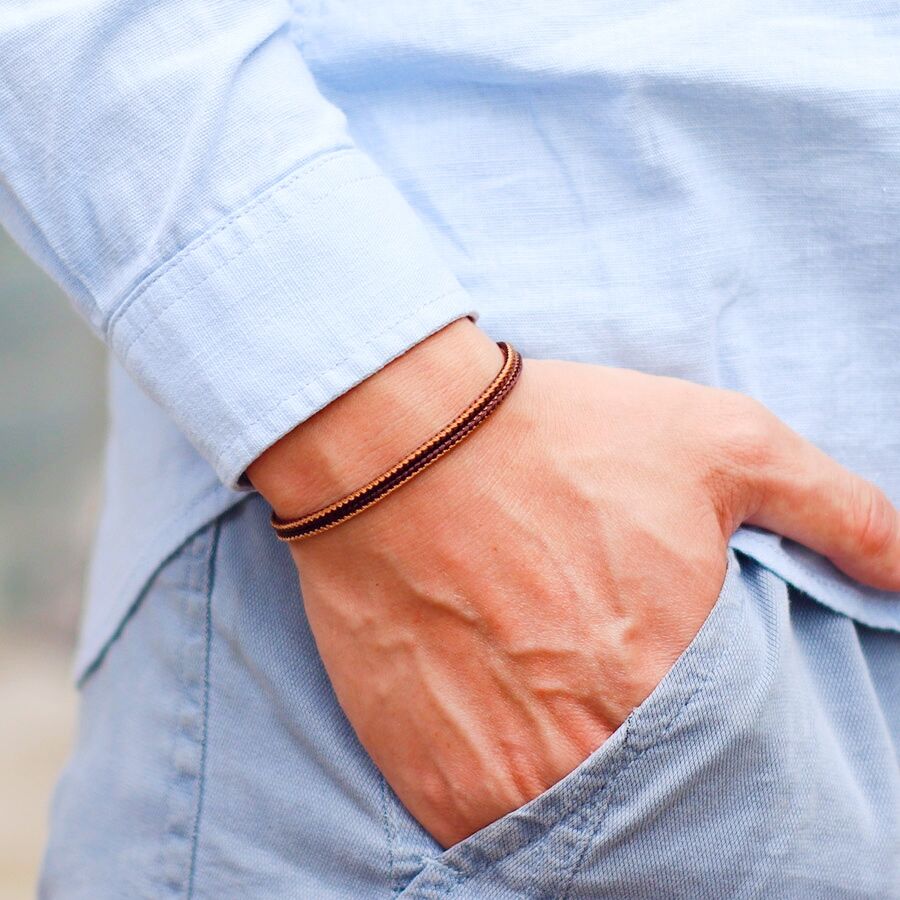 Unique Men Bracelet String Mot - Men Accessories Unique recension och pris