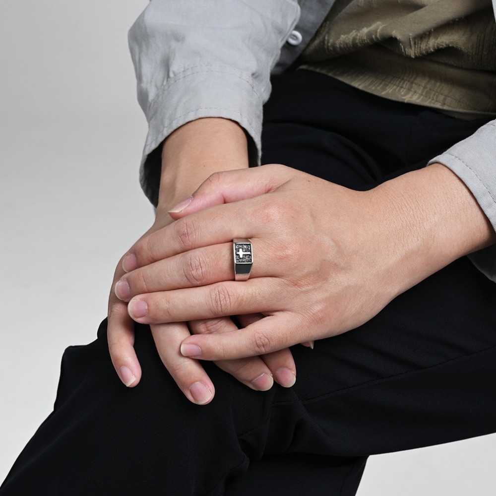 Somen Vintage Stainless Steel  - Signet Ring Men recension och pris