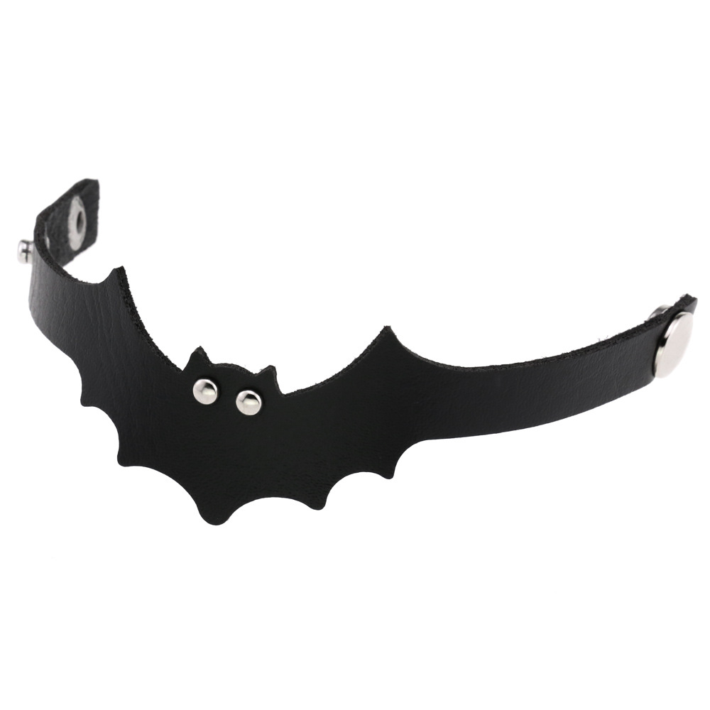 Punk Black Bat PU Leather Brac - Men'S Accessories Trends 2025 recension och pris