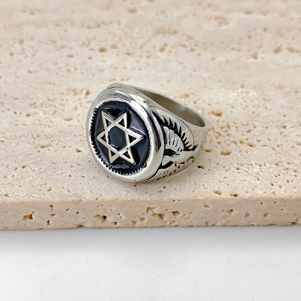Vintage Star of David Ring for - Signet Ring Men recension och pris
