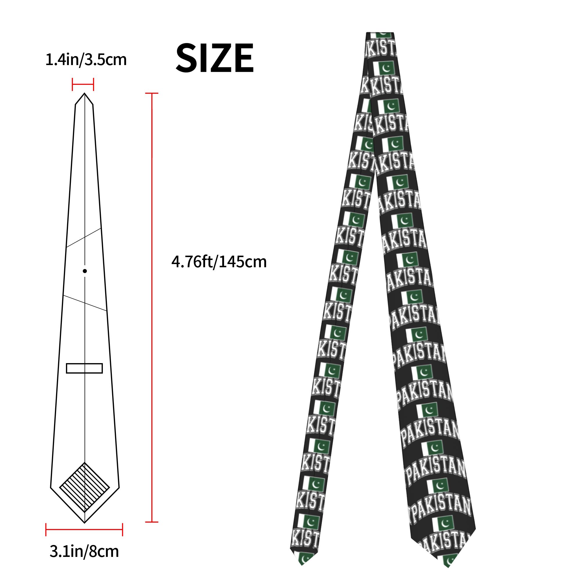 Pakistan Pakistani Flag Tie  L - Men Accessories In Pakistan recension och pris