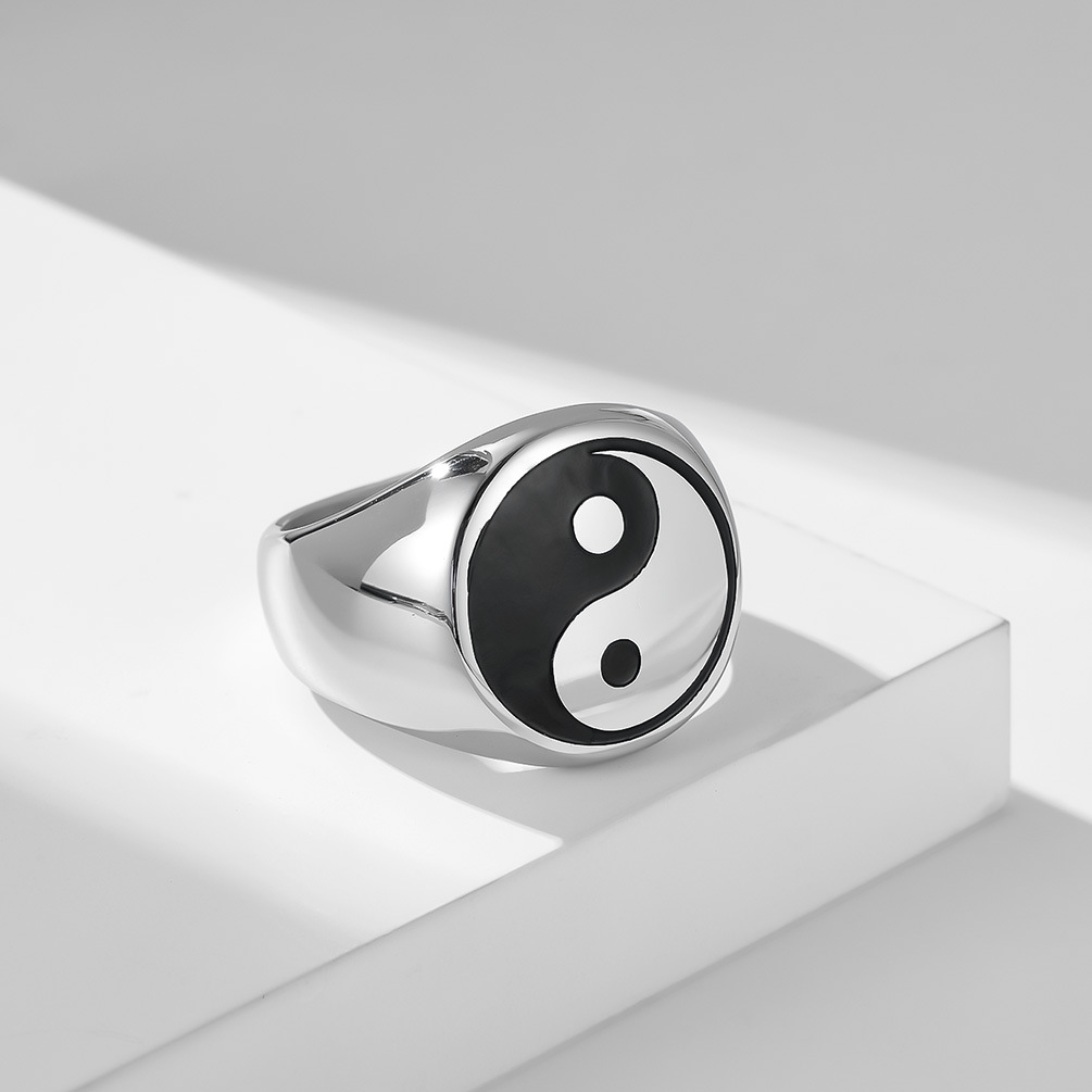 Creative Chinese Style Tai Chi - Signet Ring Men recension och pris