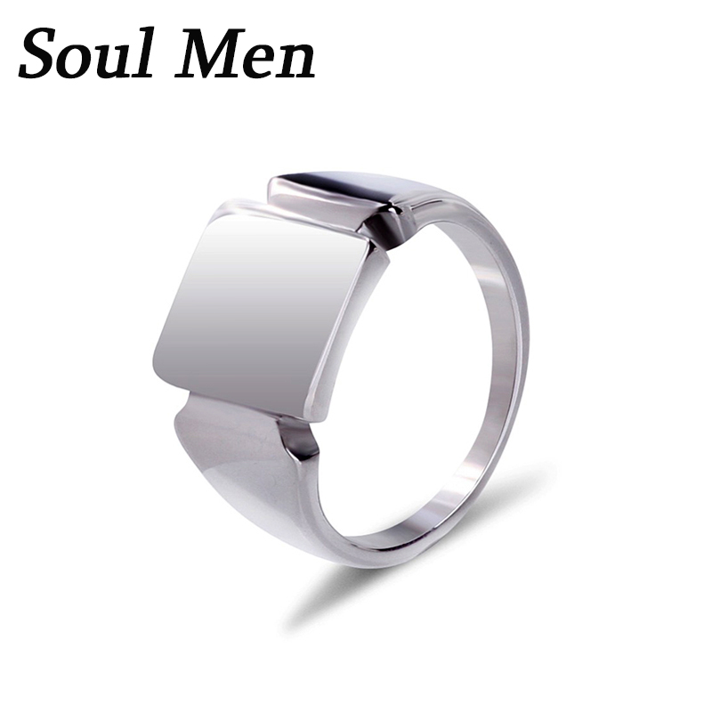Soul Men Titanium Steel Rings  - Signet Ring Men recension och pris