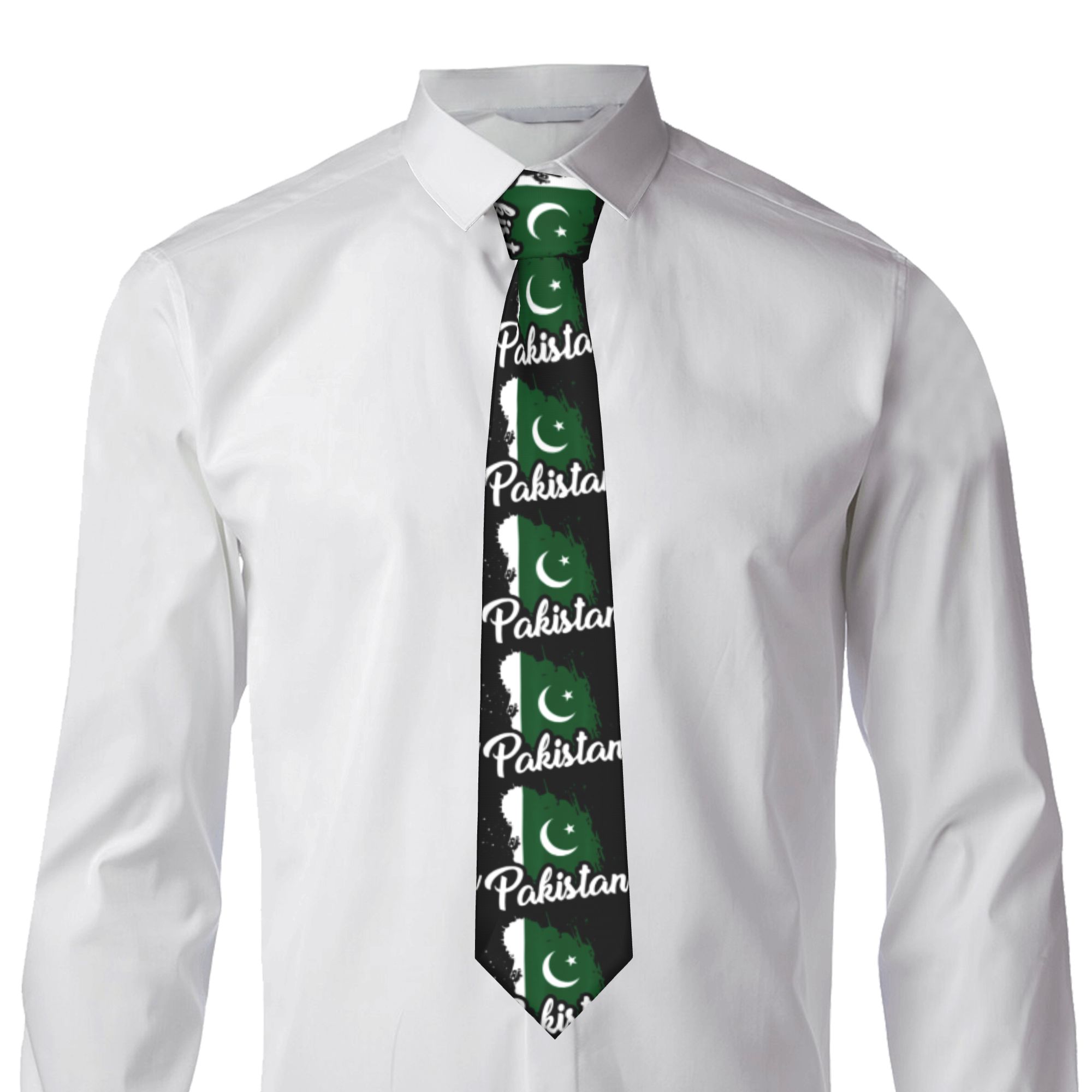 Men's Tie Pakistan Flag Pakist - Men Accessories In Pakistan recension och pris