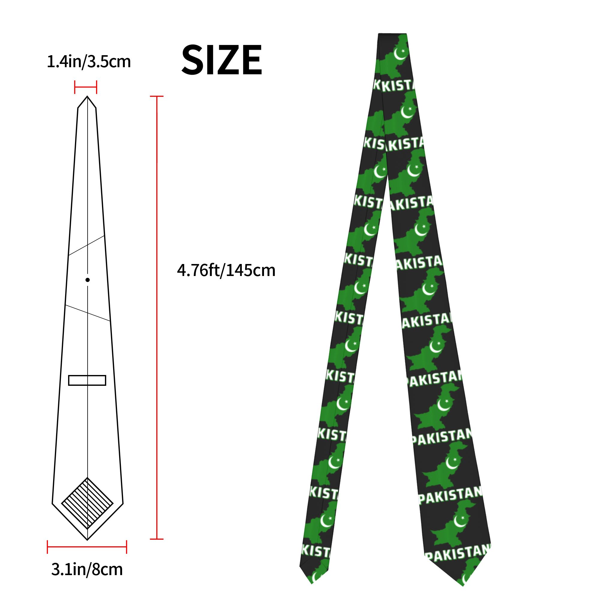 Men's Tie Pakistani Flag Patri - Men Accessories In Pakistan recension och pris