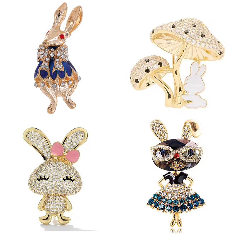 Romantic Rabbit Brooch for Men - Men'S Accessories Trends 2025 recension och pris