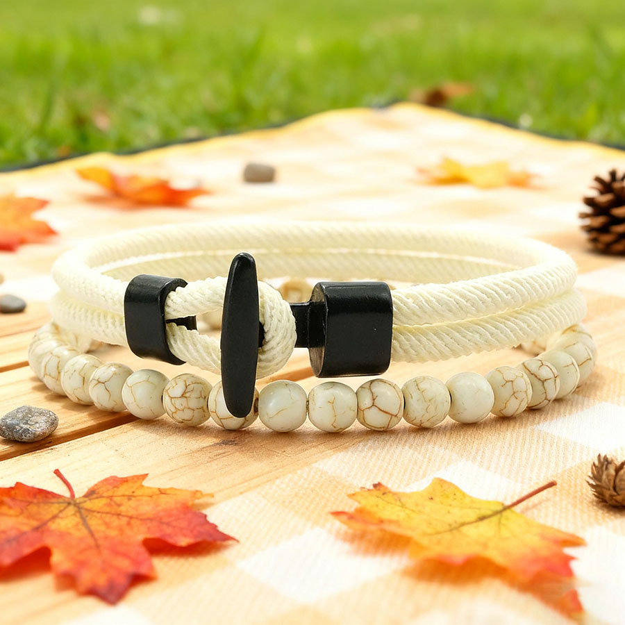 Unique Anchor 2Pcs Man Bracele - Men Accessories Unique recension och pris