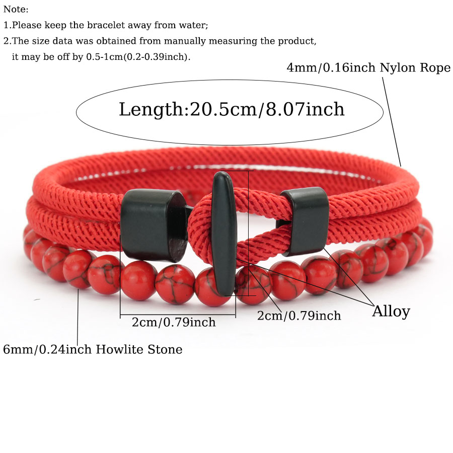 Unique Anchor 2Pcs Man Bracele - Men Accessories Unique recension och pris