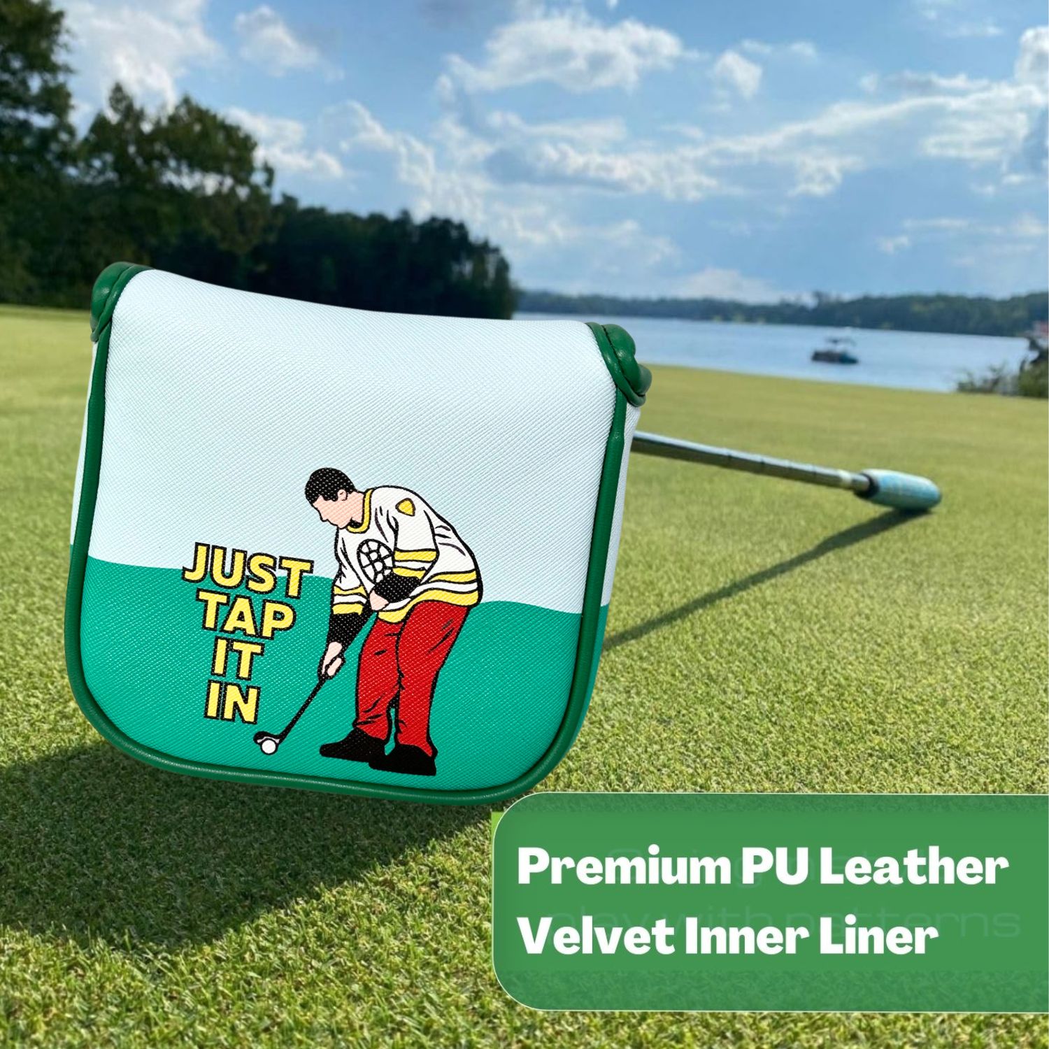 Funny PU Leather Golf Putter C - Men'S Accessories Essentials recension och pris