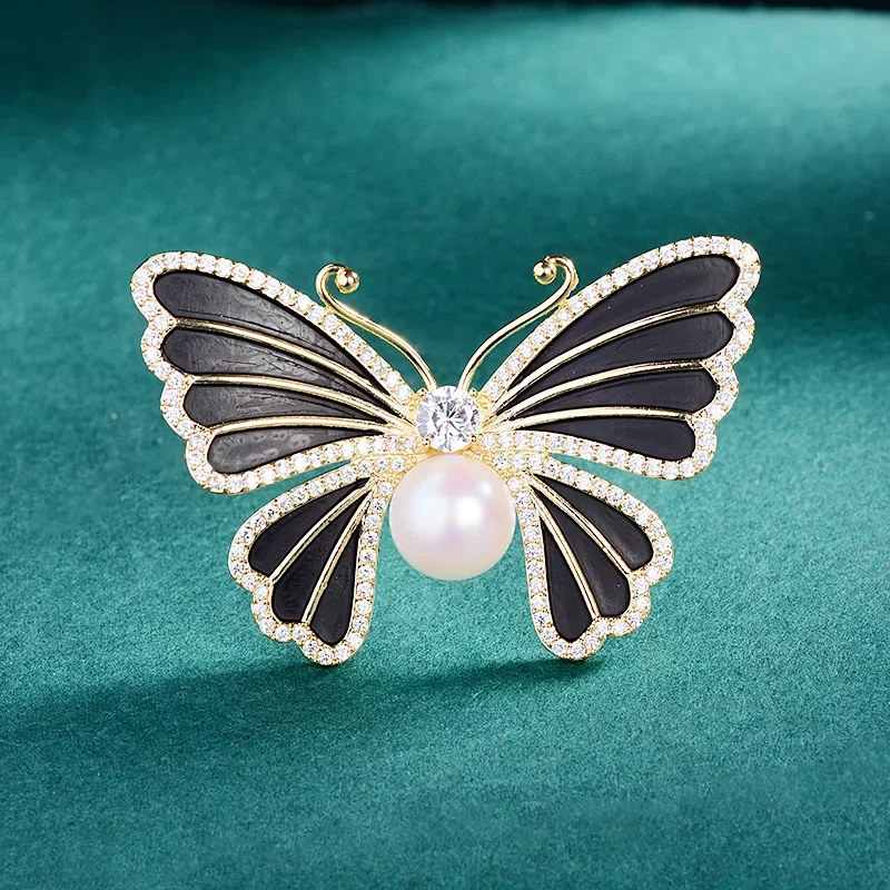 1Pc Chic Pearl Butterfly Brooc - Men'S Accessories Trends 2025 recension och pris